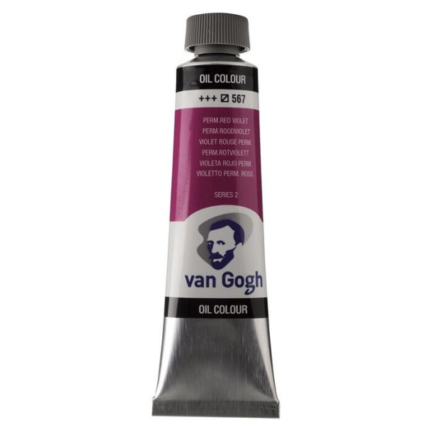 Van Gogh oljaf&auml;rg 567 Permanent red violet - 40 ml