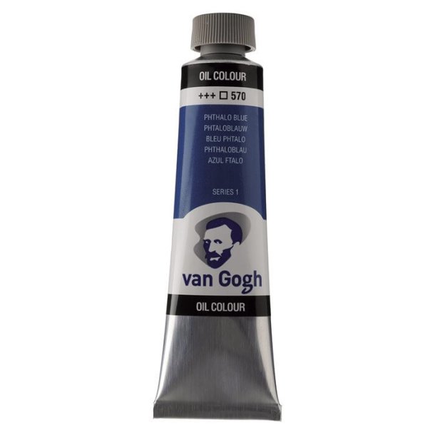 Van Gogh oljaf&auml;rg 570 Phthalo blue - 40 ml