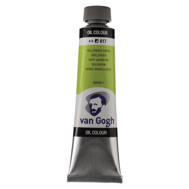 Van Gogh oljaf&auml;rg 617 Yellowish green - 40 ml