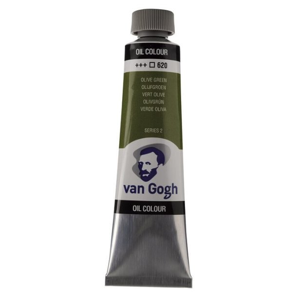 Van Gogh oljaf&auml;rg 620 Olive green - 40 ml