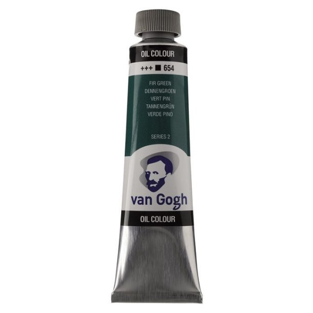 Van Gogh oljaf&auml;rg 654 Fir green - 40 ml