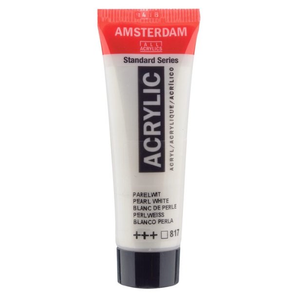 Amsterdam Standard akrylmaling 817 Pearl white - 20 ml