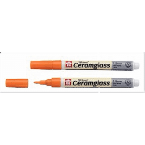 Ceramglass Pen Fine Orange