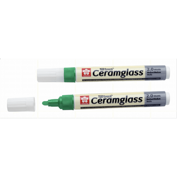 Ceramglass Pen Medium Green