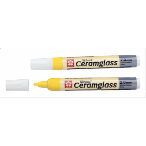 Ceramglass Pen Medium Yellow 