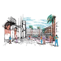 Pigma Brush Pen Wallet 9 assorted