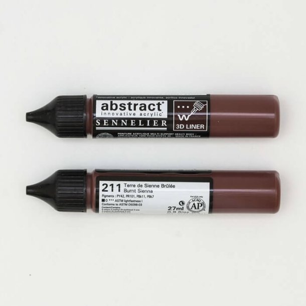 Sennelier Abstract Marker 3D liner 211 Burnt Sienna 27ml 