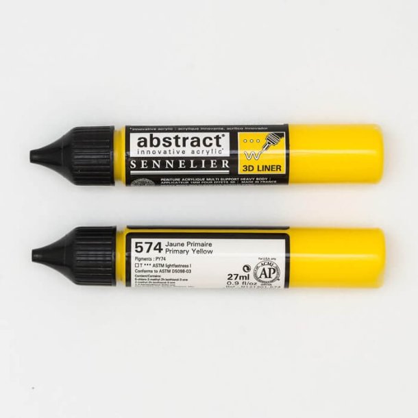 Sennelier Abstract Marker 3D liner 574 Primary Yellow 27ml 