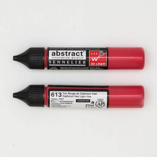 Sennelier Abstract Marker 3D liner 613 Cadmium Red Light Hue 27ml 