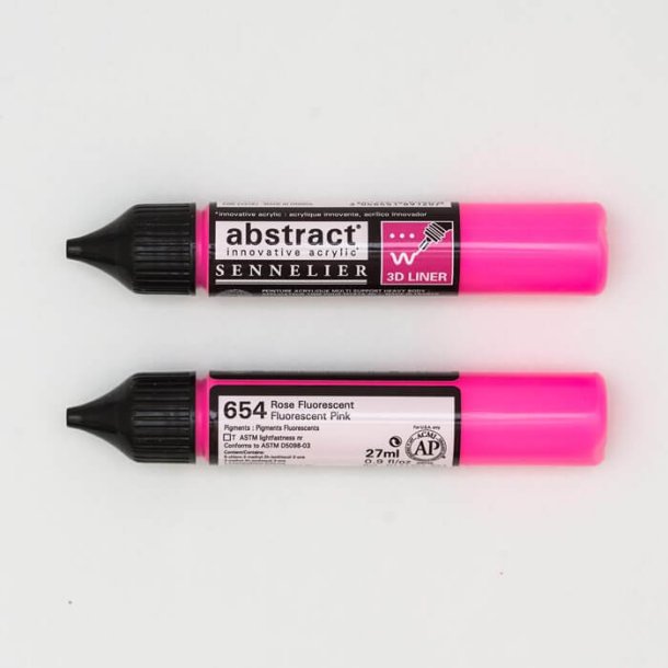 Sennelier Abstract Marker 3D liner 654 Fluo Pink 27ml 