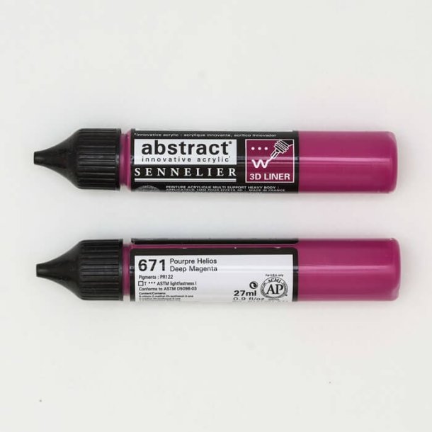 Sennelier Abstract Marker 3D liner 671 Deep Magenta 27ml