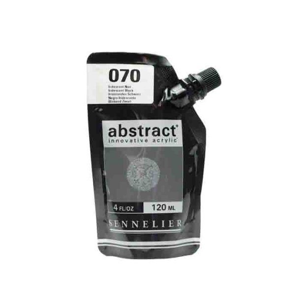 Sennelier Abstract Akrylfarve 070 Iridescent Black 120 ml