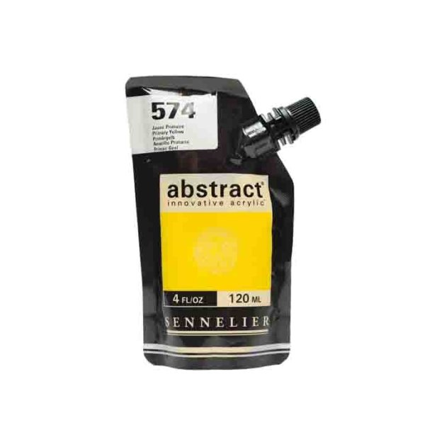 Sennelier Abstract Akrylfrg 574 Primary Yellow 120ml 