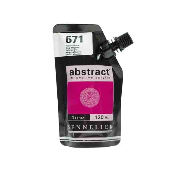 Sennelier Abstract Akrylfarve 671 Deep Magenta 120 ml