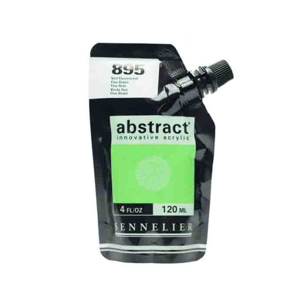 Sennelier Abstract Akrylfrg 895 Fluo Green 120ml 