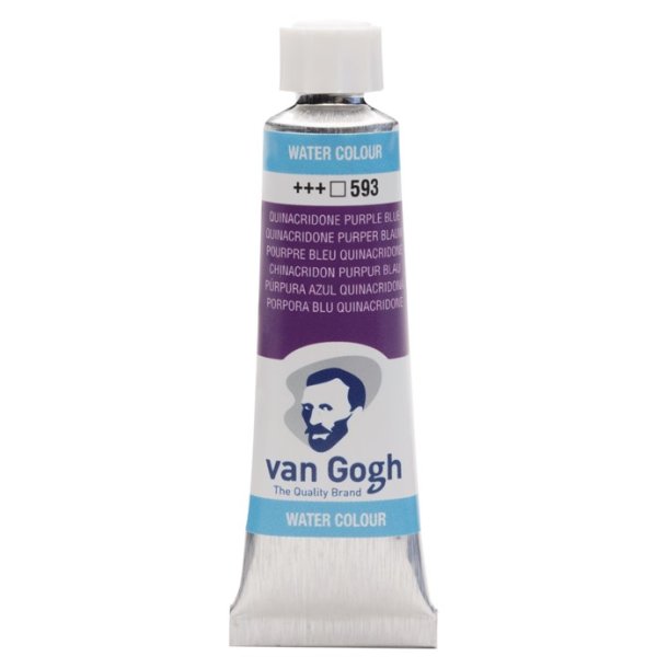 Van Gogh akvarellf&auml;rg 593 Quinacridone Purple Blue - 10 ml