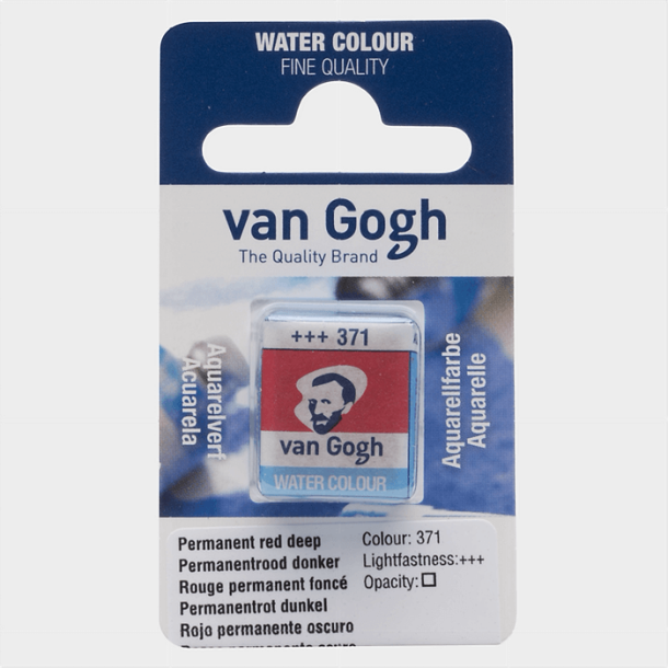 Van Gogh Akvarelfrg 371 Permanent Red Deep half-pan