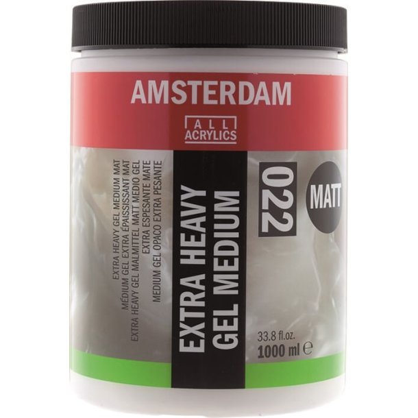Amsterdam Gel Medium Extra Heavy Matt - 1000 ml