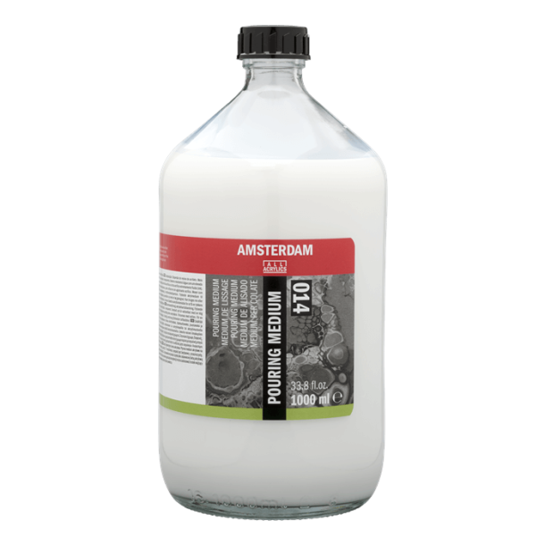 Mose inden længe historisk Amsterdam Pouring Medium i 1000 ml | Gør akrylmaling mere flydende med  dette produkt, bestil her