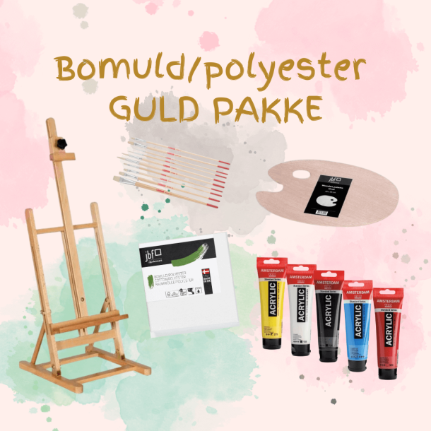 Akryl Bomuld/polyester Startpakke- GULD