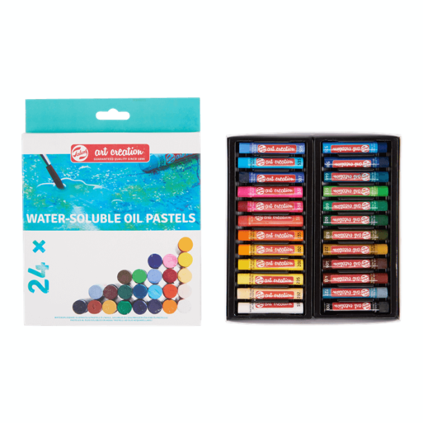 Talens Art Creation Water-Soluble Oil Pastels - 24 pcs
