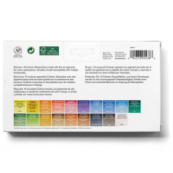 Cotman Water Colour Paintingbox Plus - 16 half pans