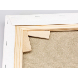 Blindramme bred med konomisk Bomuld Polyester lrred (store strrelser)