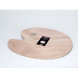 Malerpalet, oval