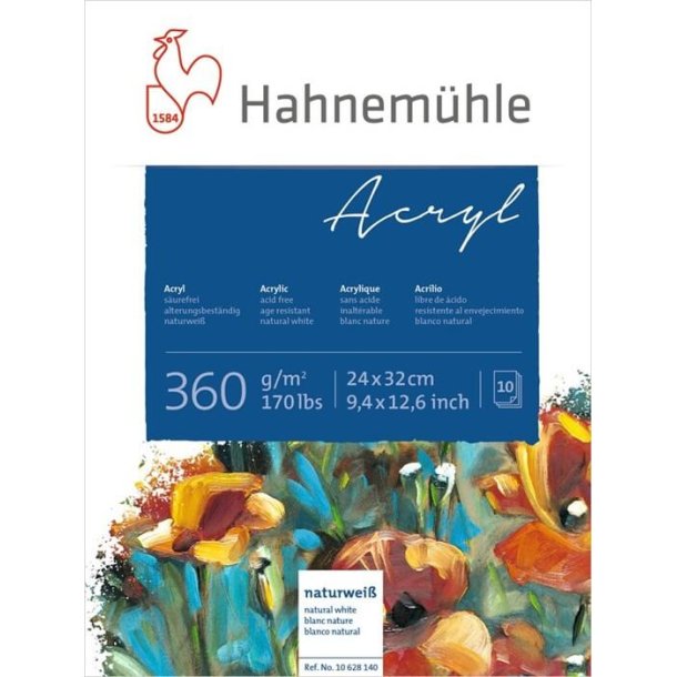 Hahnem&uuml;hle akrylblock 360g 24x32 cm