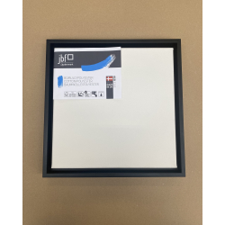 Blindramme �konomisk Bomuld/Polyester 30 x 30 cm inkl. Sv�veramme i Sort Glat