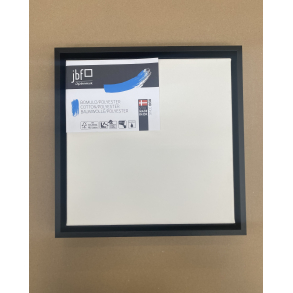 Blindramme �konomisk Bomuld/Polyester 30 x 30 cm inkl. Sv�veramme i Sort tr�struktur