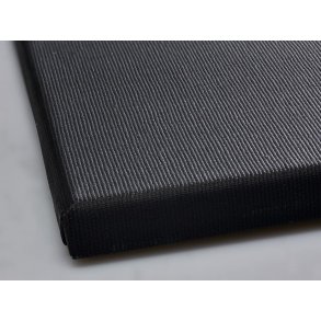 Schwarzer Leinwand auf Rolle - 105 cm breit - 10 Meter lang