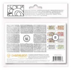 Chameleon Floral Patterns Color Cards