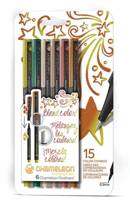 Fineliners 6 Pen Nature Colors Set | En fin god kvalitet, køb her