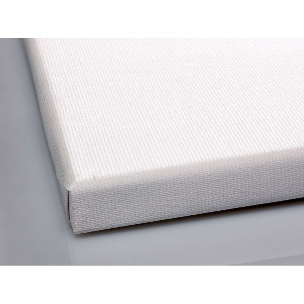Blindramme almindelig med Basic Bomuld Polyester lrred (hvid bagside)