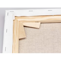 120 x 150 cm Keilrahmen 44 bespannt mit professionellem Leinengewebe von Claessens